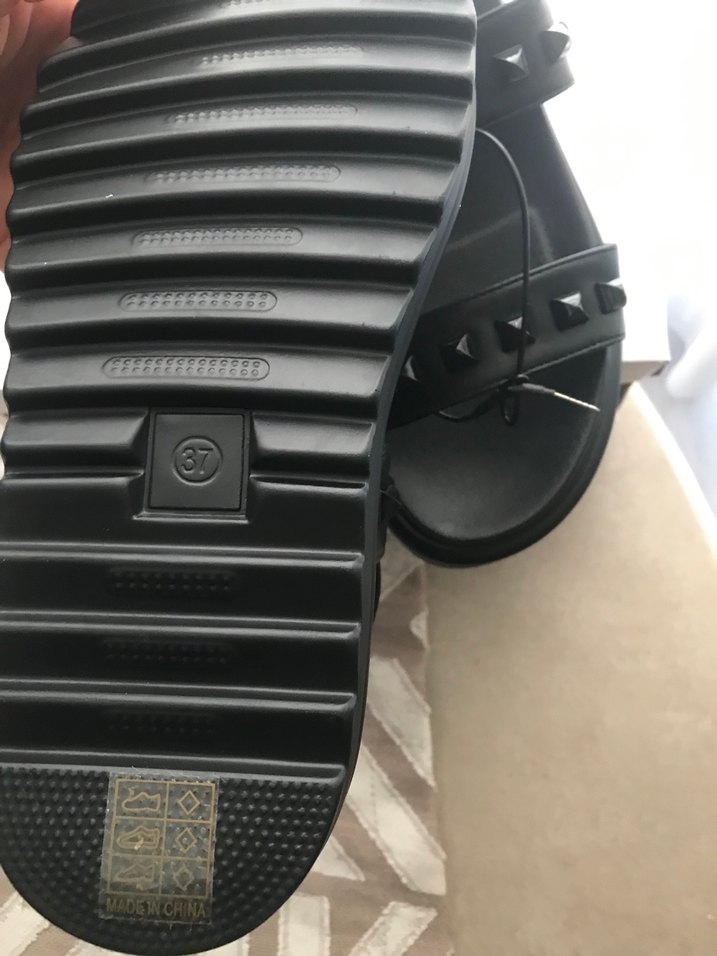 Siyah Kadın Sandalet - Görsel 5