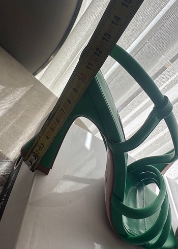 NINE WEST Parlak Yeşil Tokalı Kadın Topuklu ayakkabı - Görsel 4