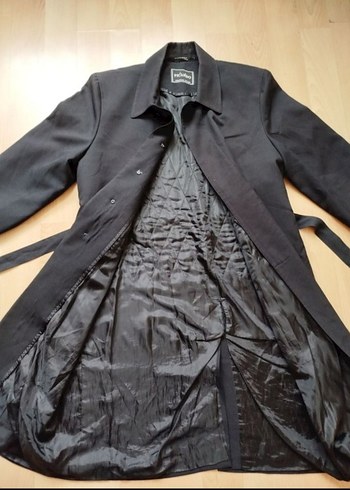 erkek siyah XXL  pardesü/trençkot - Görsel 2