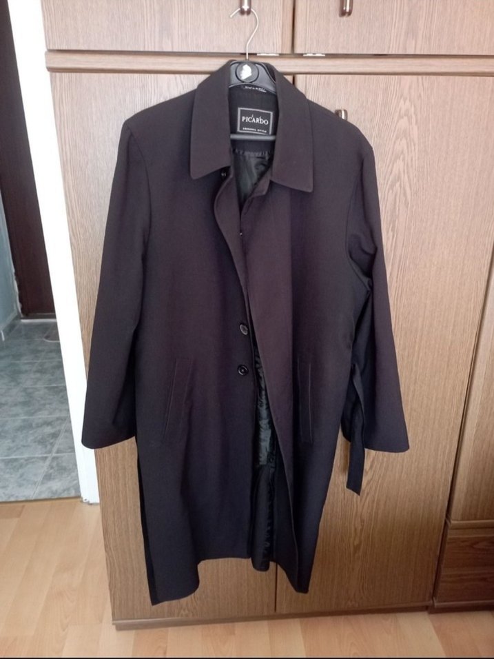 erkek siyah XXL  pardesü/trençkot - Görsel 3