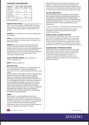 2 kutu Safran C Vitamini, İyot İçeren Takviye Edici Gıda - Görsel 5
