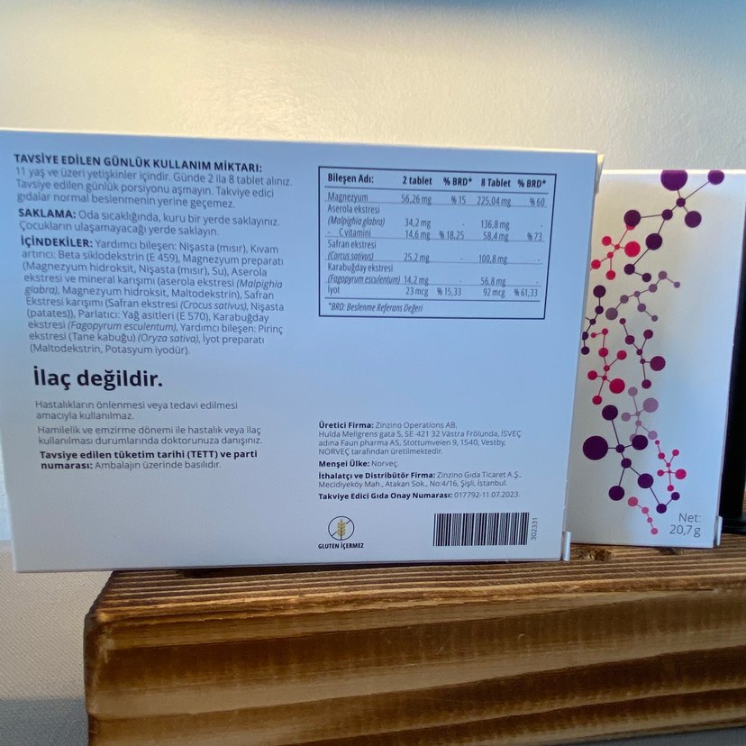 2 kutu Safran C Vitamini, İyot İçeren Takviye Edici Gıda - Görsel 2