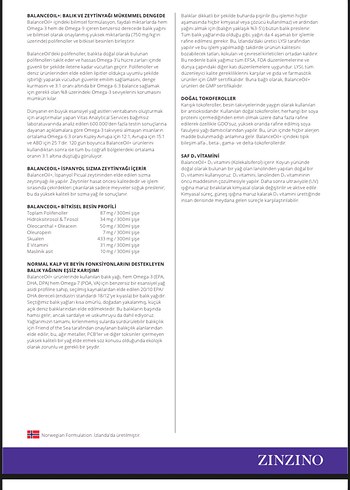 1 Aylık ürün Zinzino Balance Oil+ Viva ve Zinobiotic Takviye Set - Görsel 6