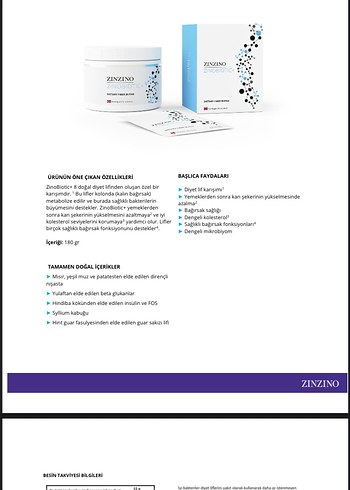 1 Aylık ürün Zinzino Balance Oil+ Viva ve Zinobiotic Takviye Set - Görsel 8