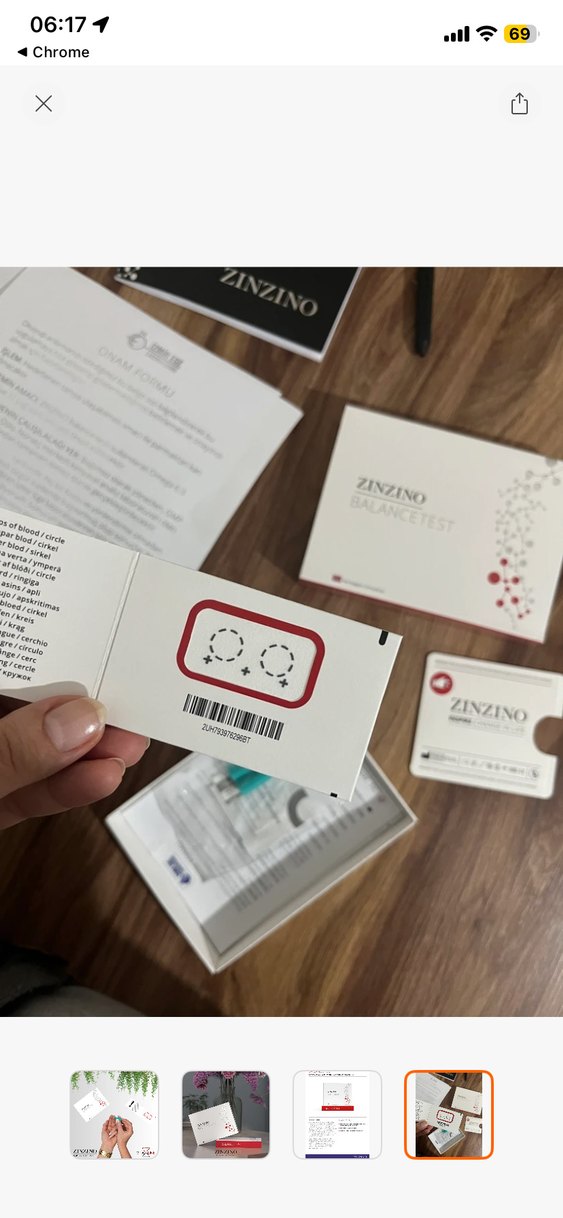 Balancetest-Kuru kan testi Omega -3 Omega -6 Dengesini ölçer - Görsel 3