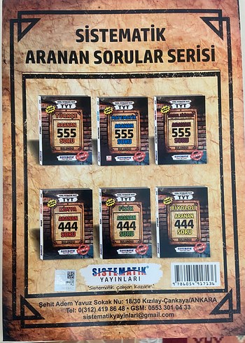 TYT Matematik Aranan 555 Soru Kitabı