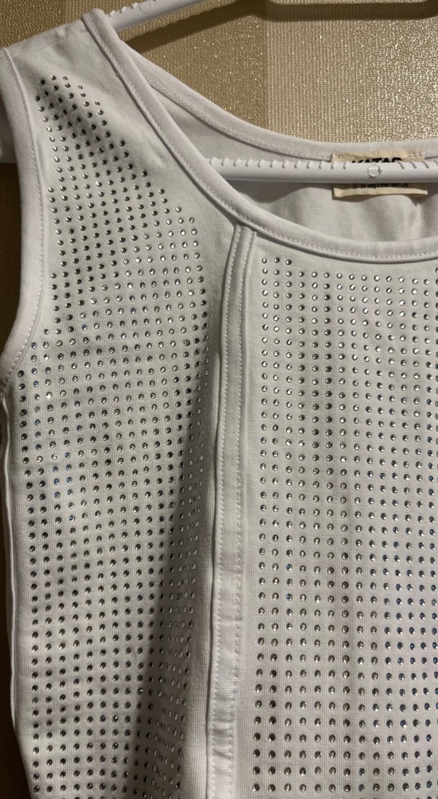 Çocuk Beyaz Fileli Atlet - Görsel 2