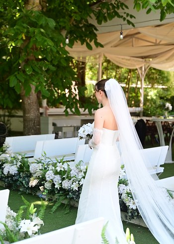 Straplez Balık Model Gelinlik - Görsel 6