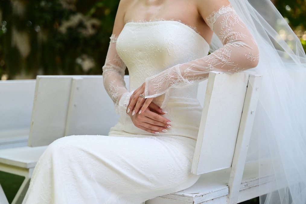 Straplez Balık Model Gelinlik - Görsel 2