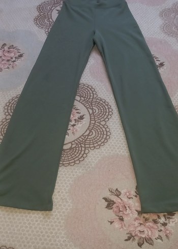 likralı İspanyol paça pantolon