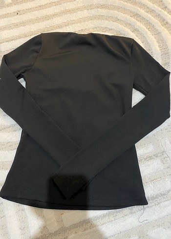 Siyah Kadın Uzun Kollu Bluz - Görsel 3