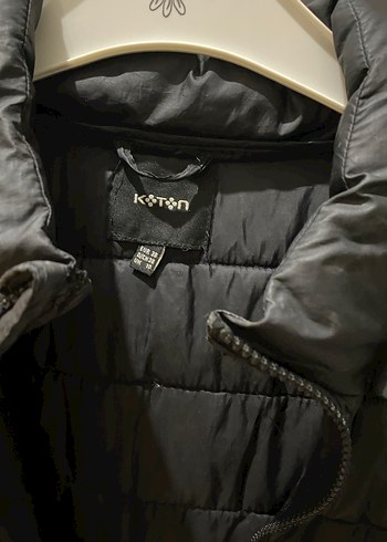 Kadın Siyah Deri Kapitone Mont - Görsel 3