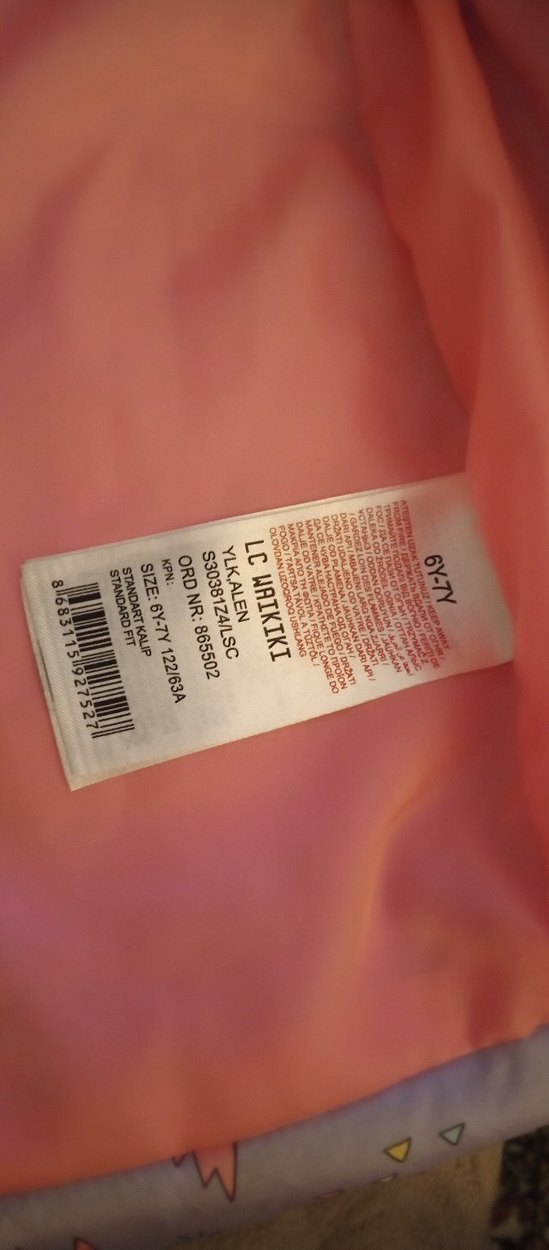 LCW 6..7 yş Kız Çocuk Kapüşonlu şişme Fermuarlı Yelek - Görsel 3