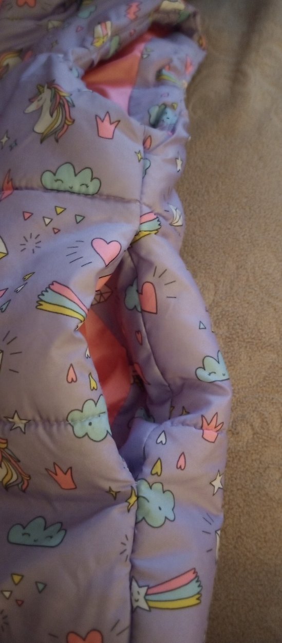 LCW 6..7 yş Kız Çocuk Kapüşonlu şişme Fermuarlı Yelek - Görsel 4