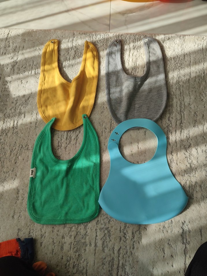 Bebek Önlüğü Seti, 4 adet önlük - Görsel 2