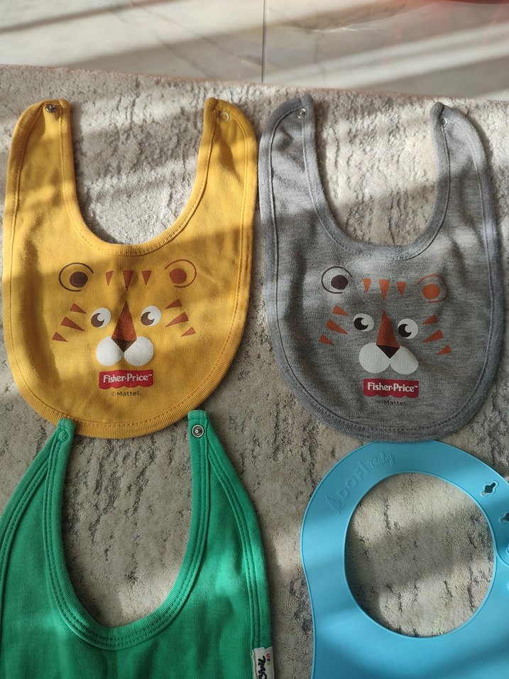 Bebek Önlüğü Seti, 4 adet önlük - Görsel 3