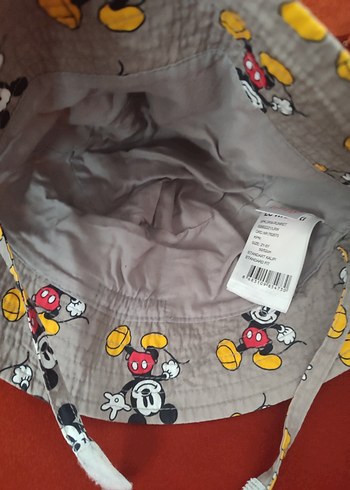 Mickey Mouse Desenli Gri Çocuk Şapka LC waikiki - Görsel 4