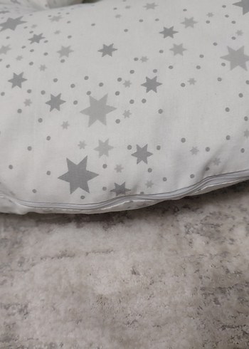 Gri Desenli ve Emzirme Yastığı - Görsel 4