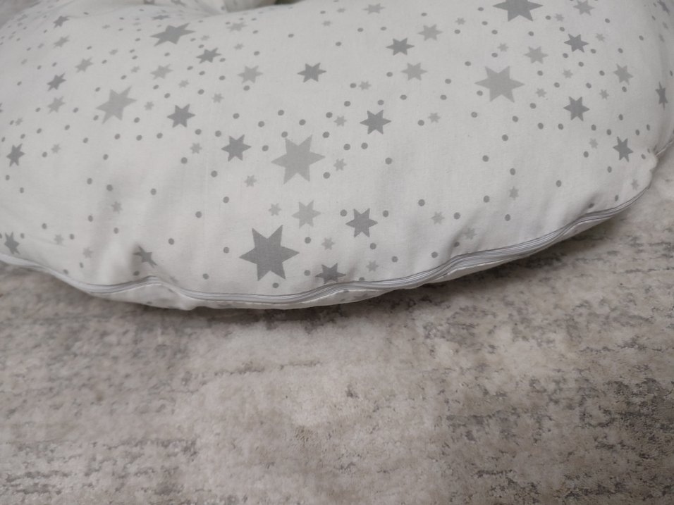 Gri Desenli ve Emzirme Yastığı - Görsel 4