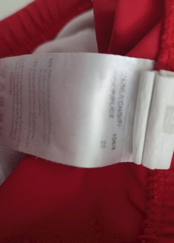 Çocuk Kırmızı ve Turuncu Deniz Şortu - Görsel 5