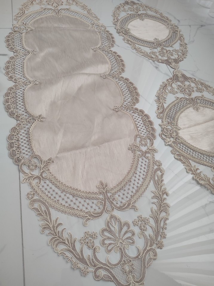 4 parça salon örtü takımı - Görsel 2