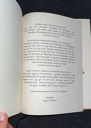 Beden Sarı Haftalık Zamansız Ajanda MeliMelek
