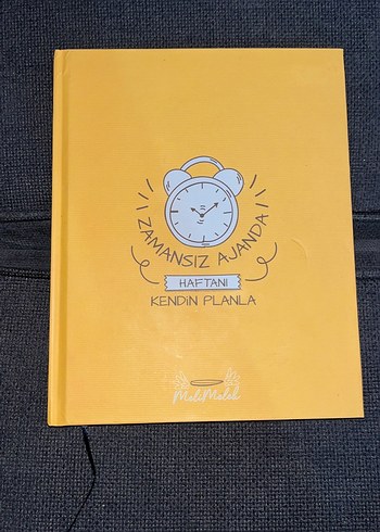 Sarı Haftalık Zamansız Ajanda MeliMelek