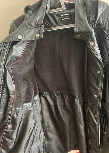 Kadın Siyah Deri Goth Ceket - Görsel 3