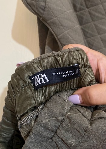 Düğmeli Gri Kadın Sweatshirt ve alt takım - Görsel 4