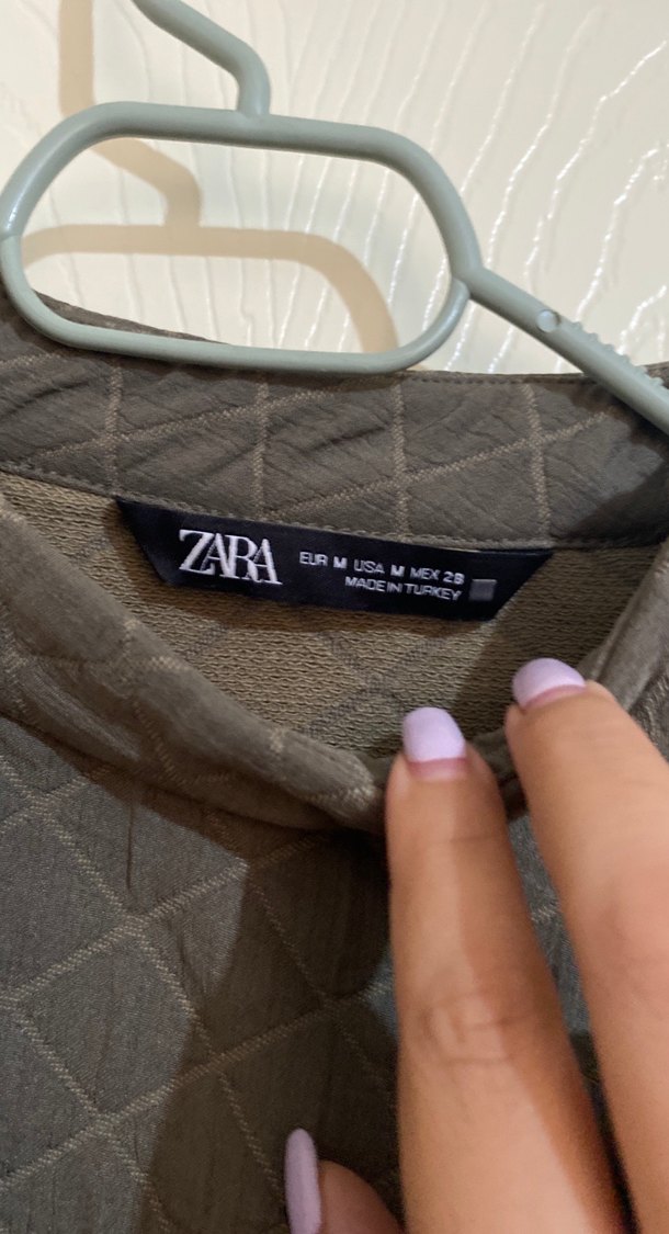 Düğmeli Gri Kadın Sweatshirt ve alt takım - Görsel 2