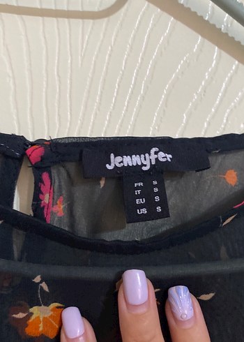 Çiçek Desenli Uzun Kollu Kadın Bluz - Görsel 5