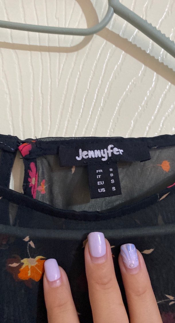 Çiçek Desenli Uzun Kollu Kadın Bluz - Görsel 5