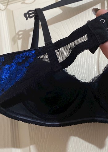 Koyu Mavi Gotik Midi Sütyen - Görsel 5