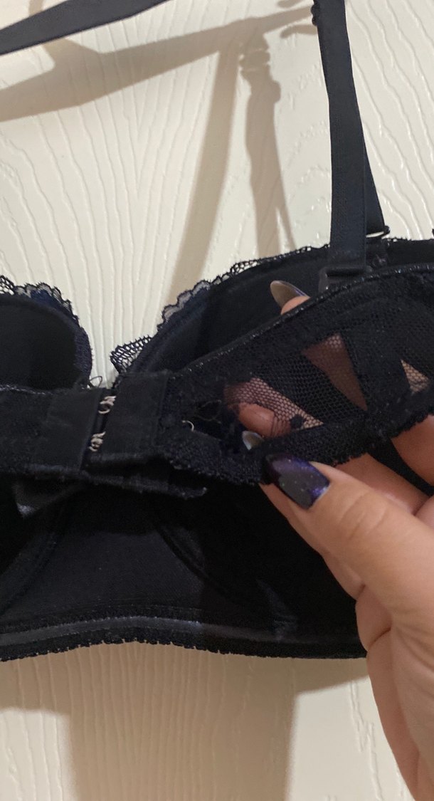 Koyu Mavi Gotik Midi Sütyen - Görsel 4