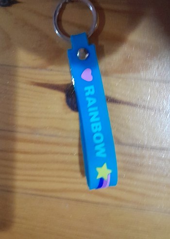 Mavi Püsküllü Renkli Anahtarlık - Görsel 3