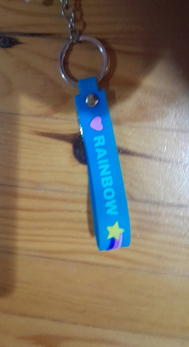 Mavi Püsküllü Renkli Anahtarlık - Görsel 3