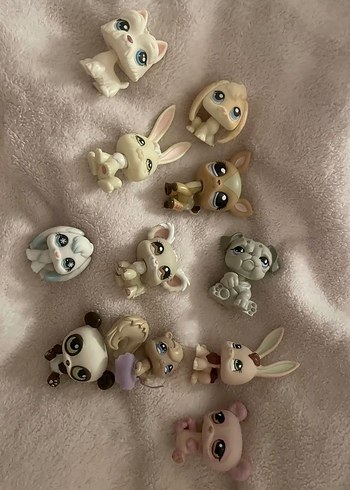 Pastel Renkli Küçük Hayvan Figürleri