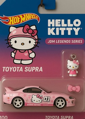 Hot Wheels Hello Kitty Toyota Supra Oyuncak Araba