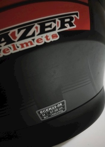 Siyah Parlak Biker Motosiklet Kaskı - Görsel 7