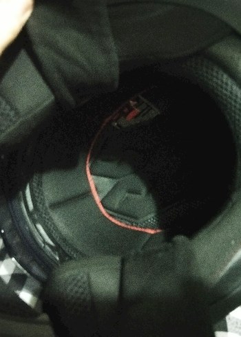 Siyah Parlak Biker Motosiklet Kaskı - Görsel 8