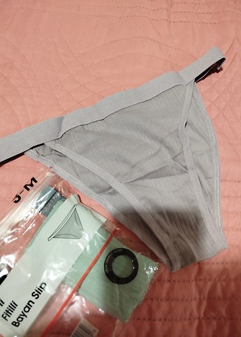 Fitilli Bayan Slip 2'li Paket Pastel Renkli - Görsel 7