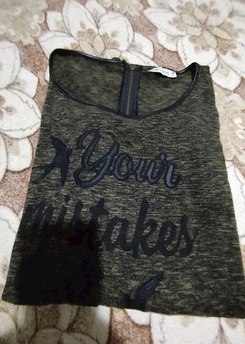 Gri Bohem Uzun Kollu Hamile Tişörtü - Görsel 2