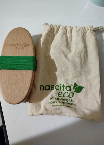 Bej At Kılı Banyo Fırçası ve Kılıfı - Görsel 4