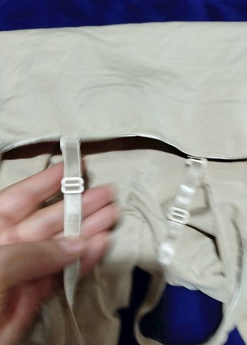 Bej Pamuklu tüm korse  Askılı - Görsel 6