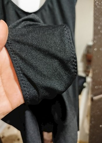 V Yaka Siyah Mayo - Görsel 10