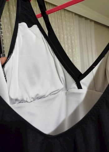 V Yaka Siyah Mayo - Görsel 7