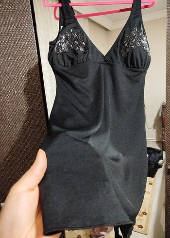 V Yaka Siyah Mayo - Görsel 2