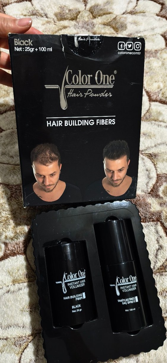 Color One Saç Dolgunlaştırıcı Fiber - Görsel 2