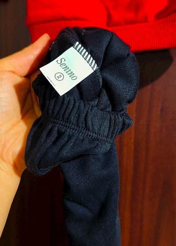 Kız - Erkek Çocuk Renkli Baskılı Sweatshirt ve Siyah Eşofman - Görsel 5