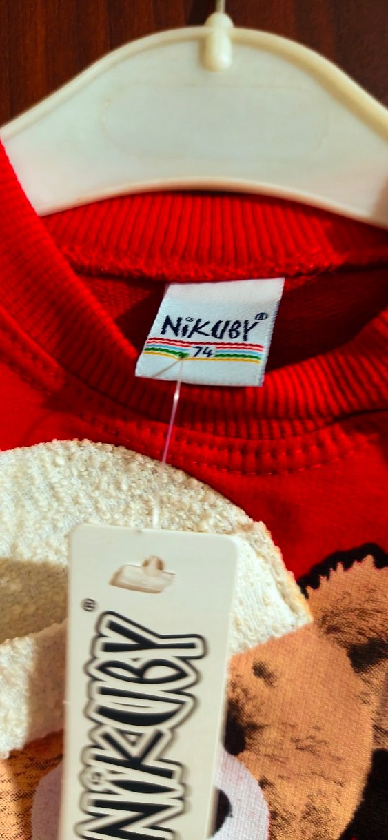 Kız - Erkek Çocuk Renkli Baskılı Sweatshirt ve Siyah Eşofman - Görsel 4